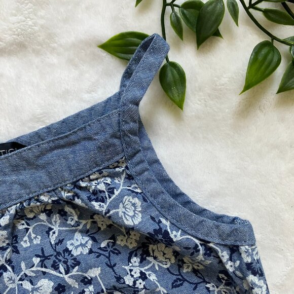 Nautica Toddler Dress 24M | Blue Floral A-Line EUC - Picture 4 of 16